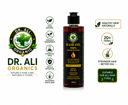 Dr Ali Organic Hair Oil – Stop Hair Fall & Fast Hair Growth in Pakistan”