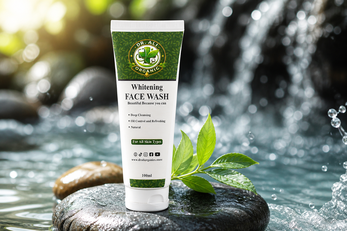 Dr Ali Organic Face Wash for Acne, Oil Control & Glowing Skin